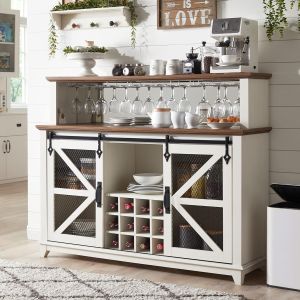 OKD Farmhouse Coffee Bar Cabinet